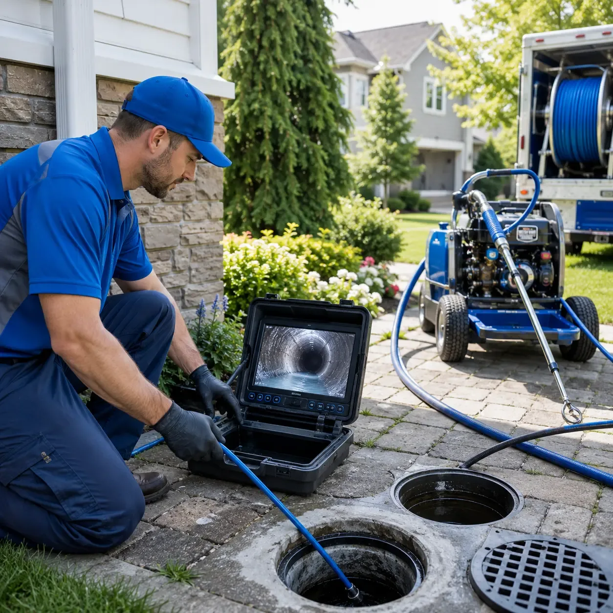 Outdoor drain cleaning professionals serving Kersey, PA